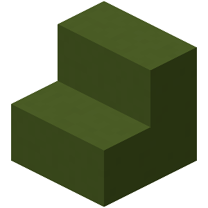 Green Concrete Stairs