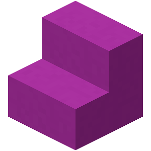Magenta Concrete Stairs
