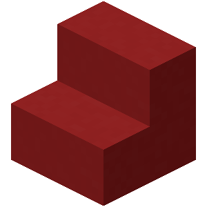Red Concrete Stairs