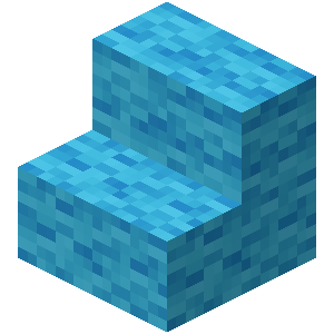 Light Blue Wool Stairs
