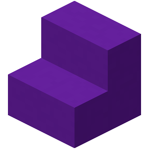 Purple Concrete Stairs