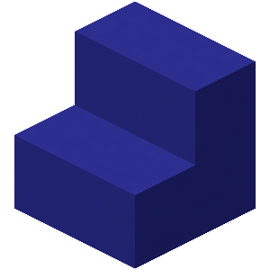 Blue Concrete Stairs