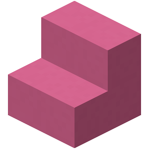 Pink Concrete Stairs