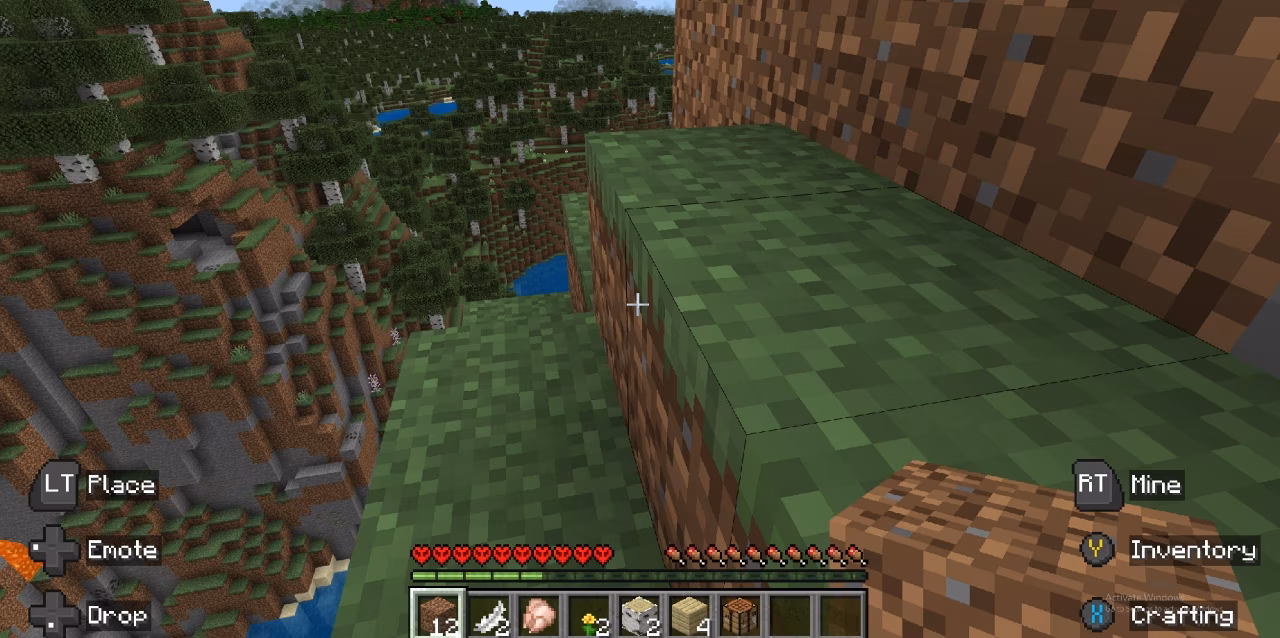 Julius spawned onto a cliff edge! 