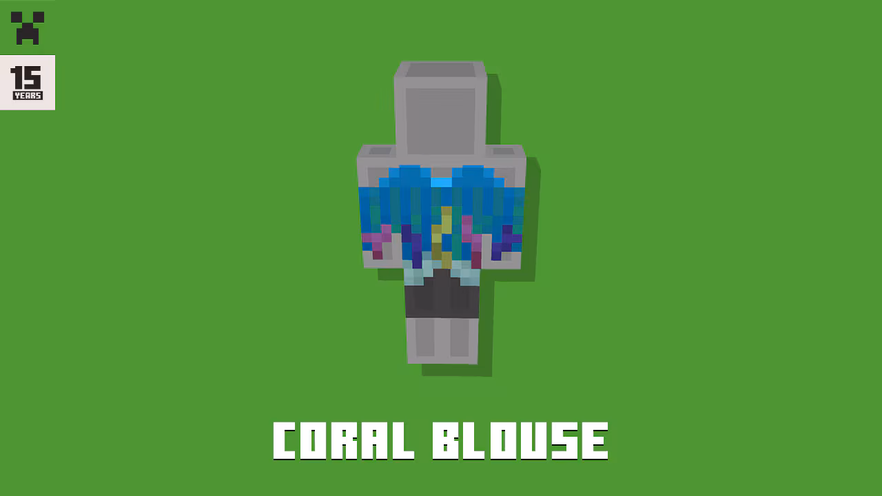 An image of today's free Character Creator item, the Coral Blouse