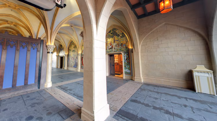 Cinderella's castle at Disneyland