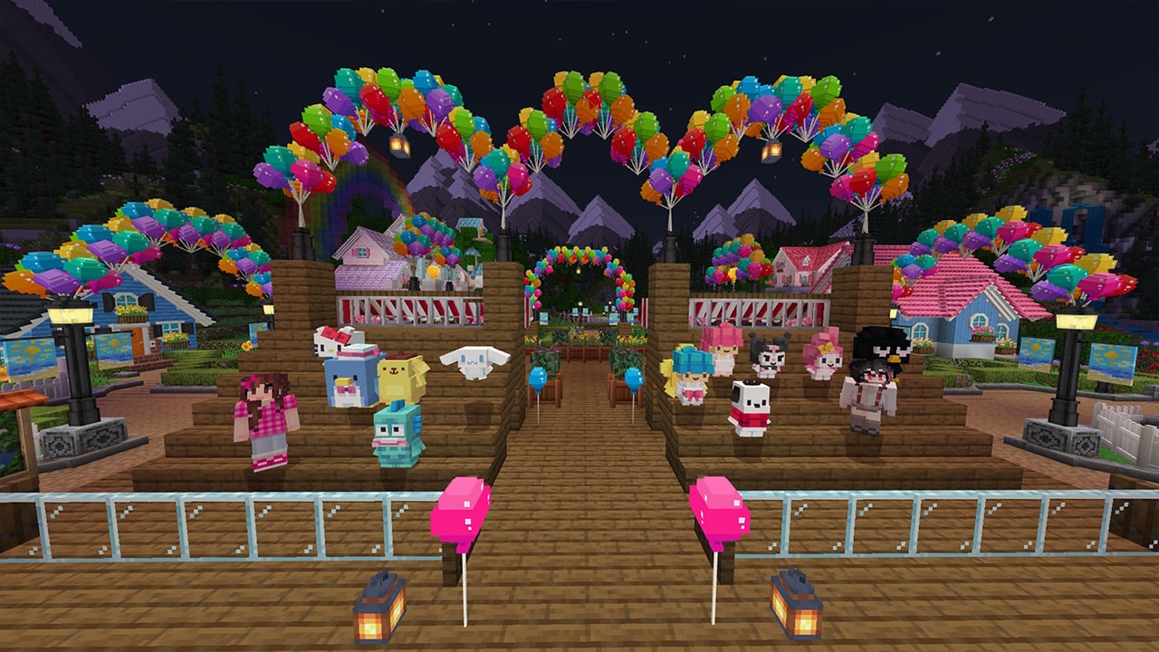 pic of person at fair with colorful trees
