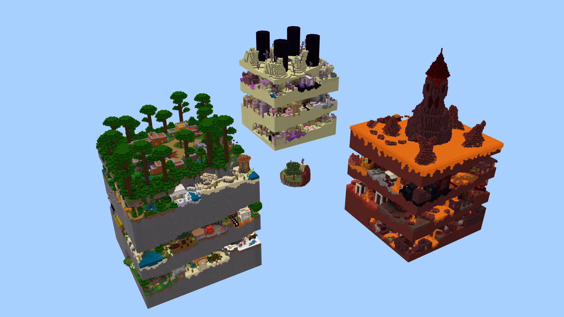 Look at these dimensions you can parkour through! It must be Dimension Parkour by Heilke Maps!