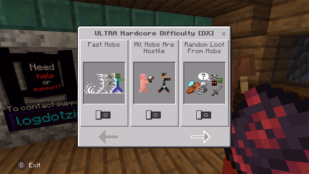 pic of screenshot with menu overlay