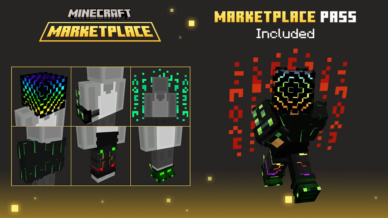 pic of CC items with a hacker theme