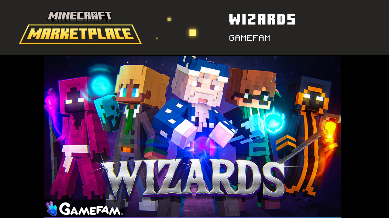 Pic of wizards with the text "wizards" in front of them