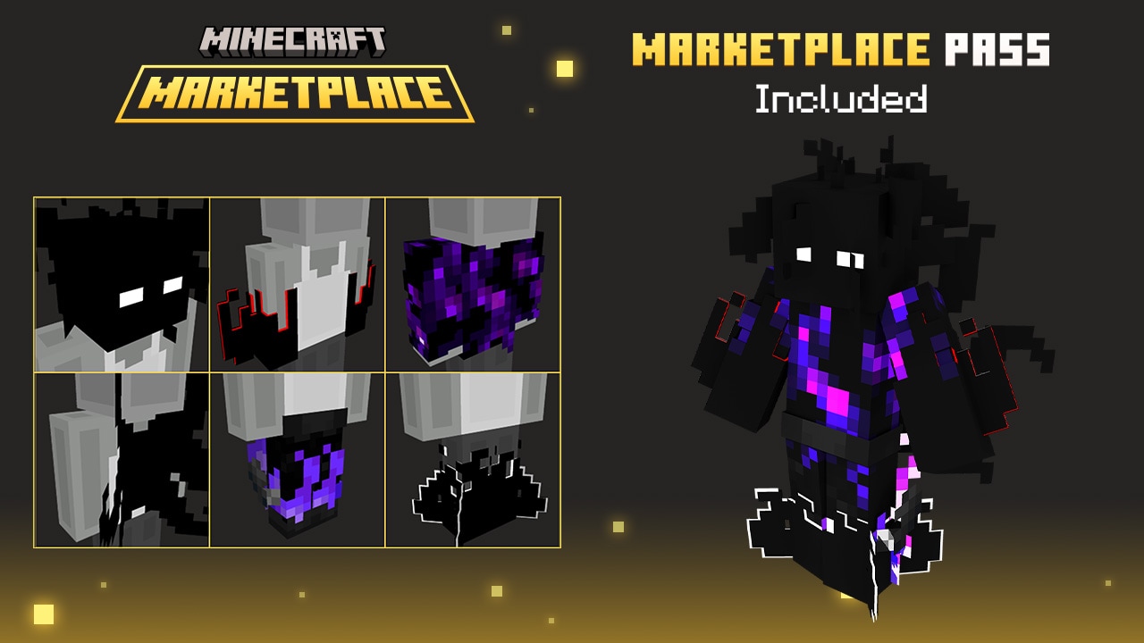 Pic showing charecter creator items with a monster theme