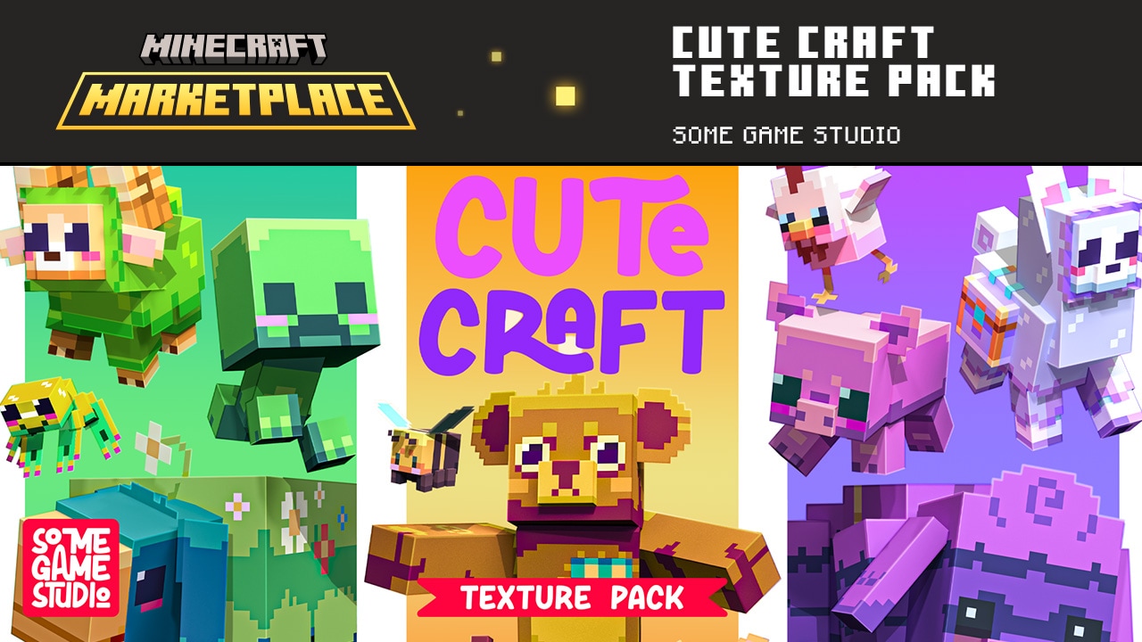 Key art Cute Craft Texture Pack