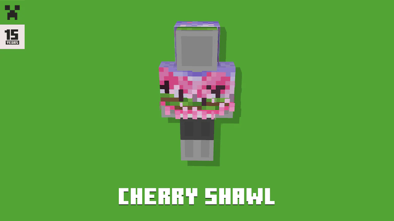 An image of today's free Character Creator item, the Cherry Shawl
