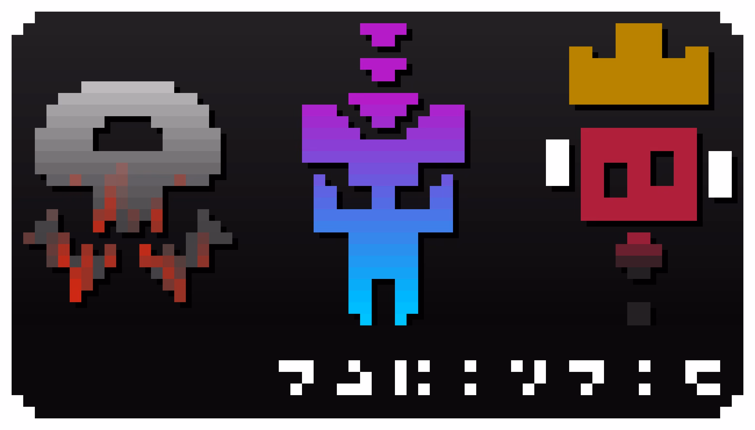 Digital art of three symbols shown from the Minecraft Legends trailer