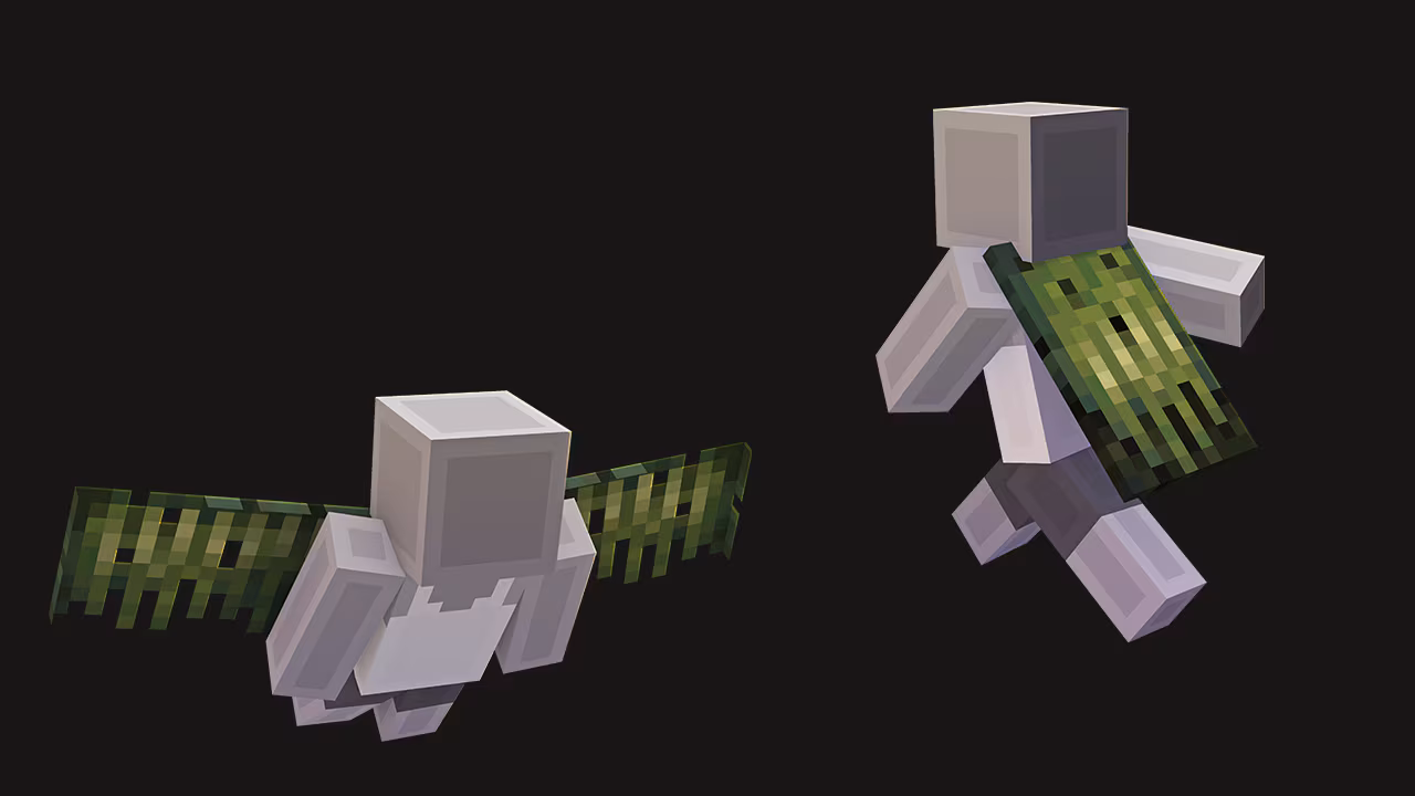 An image of the Zombie Horse Cap and associated elytra