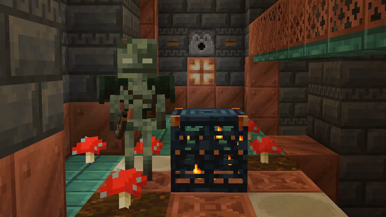 The bogged, a skeleton clad in rags and moss, is armed with deadly poison arrows – and it has got its sights set on you!