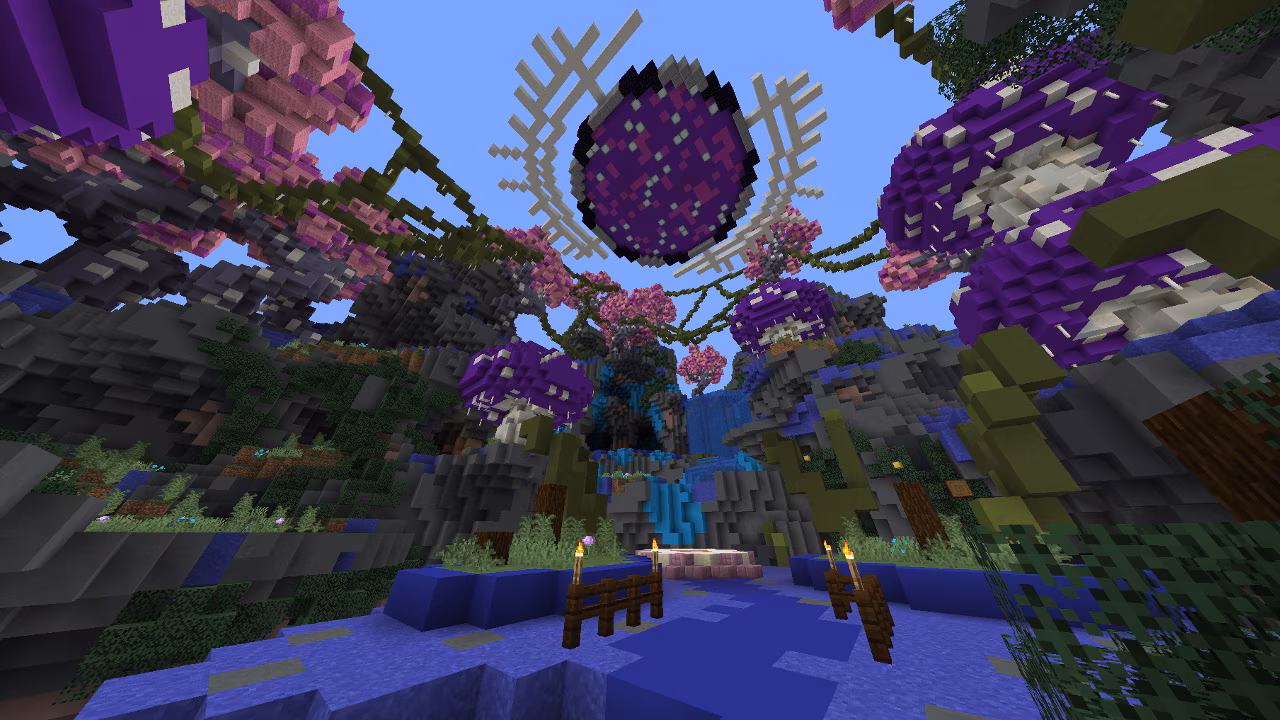 A Minecraft world