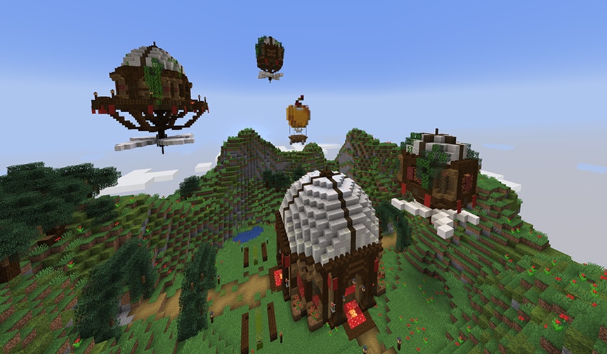 pic of balloons in the sky
