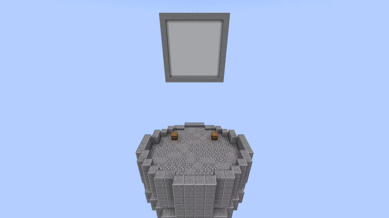 Pic of a stone platform in the sky