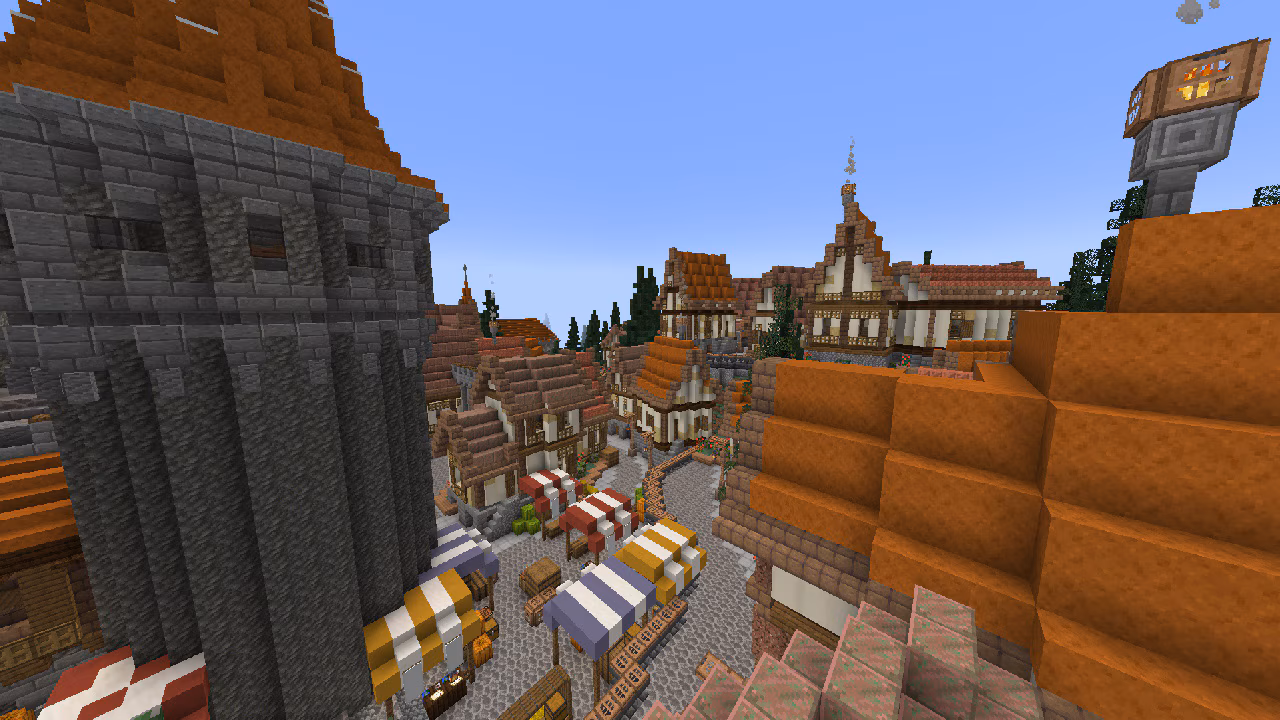 Inside a midieval village