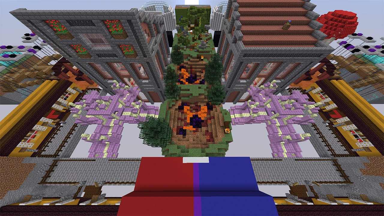 A large island made up of various PvP games