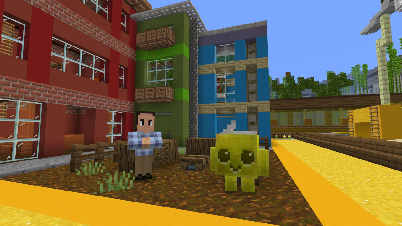 This image from Privacy Prodigy shows a player and a cute data-byte in one of the four circles of safety