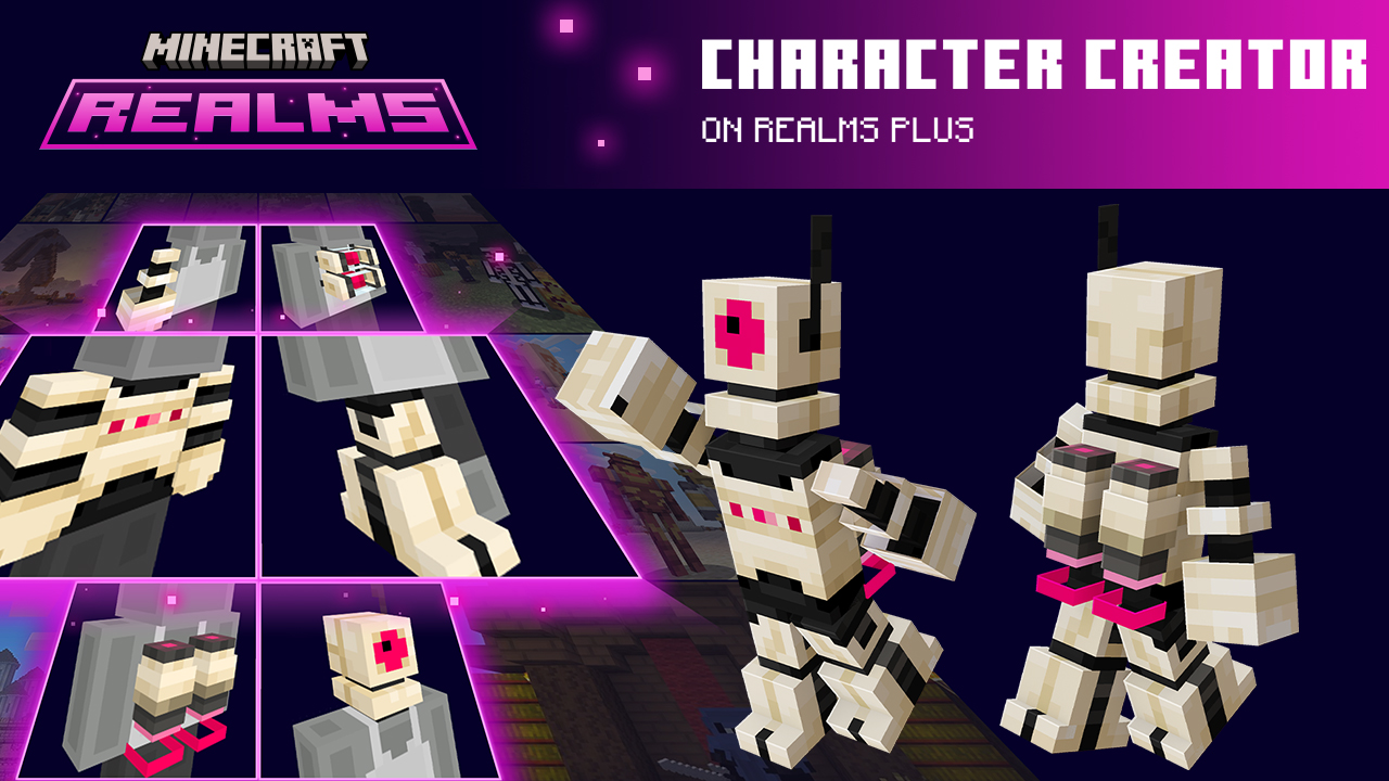 Six beige and pink Character Creator items