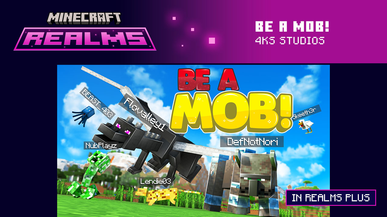 Players being mobs in Be a Mob by 4KS Studios