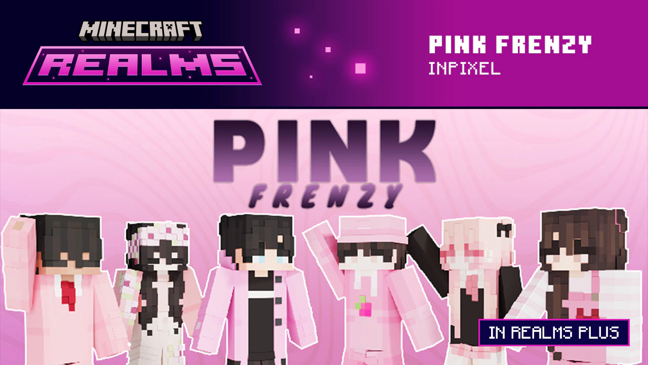All-pink skins in Pink Frenxy by InPixel