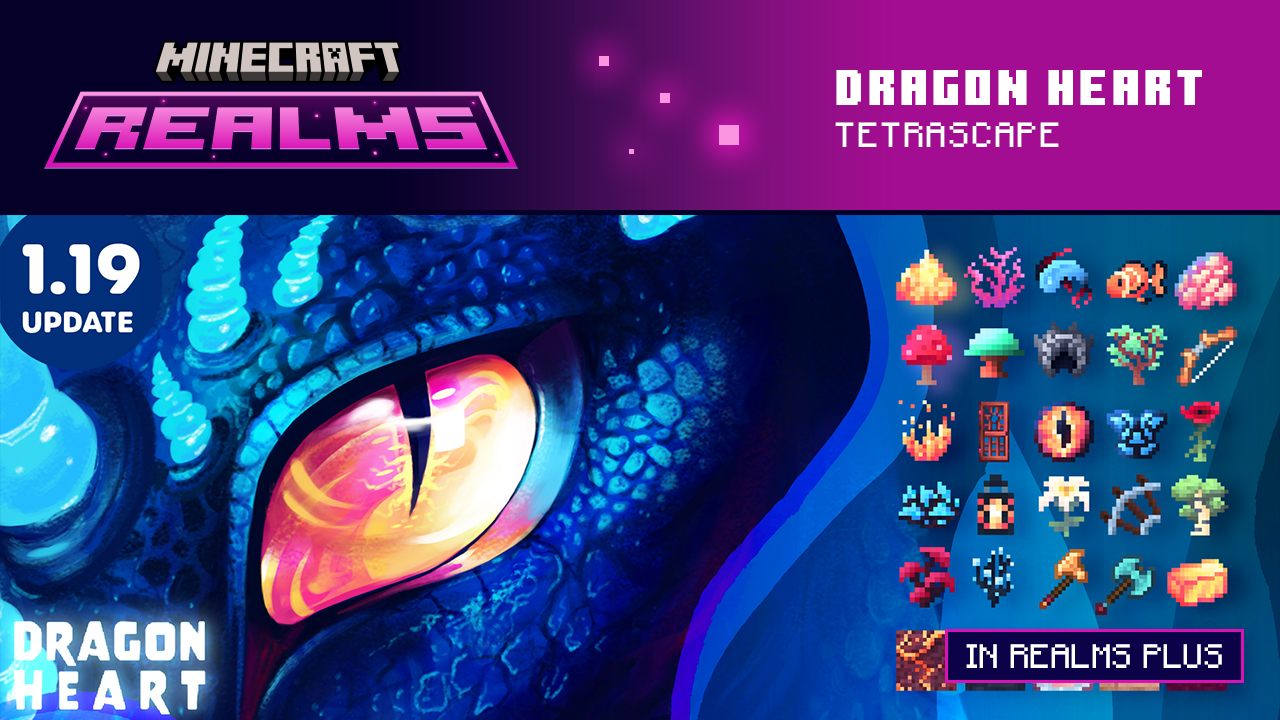 This image of Dragon Heart by Tetrascape shows some of the awesome textures included in this pack (and a huge, blue, dragon eye!)
