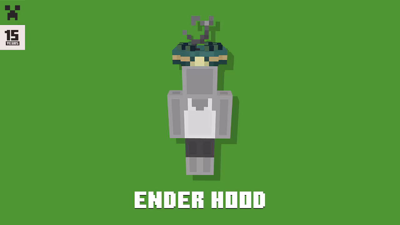 An image of today's free Character Creator item, the Ender Hood