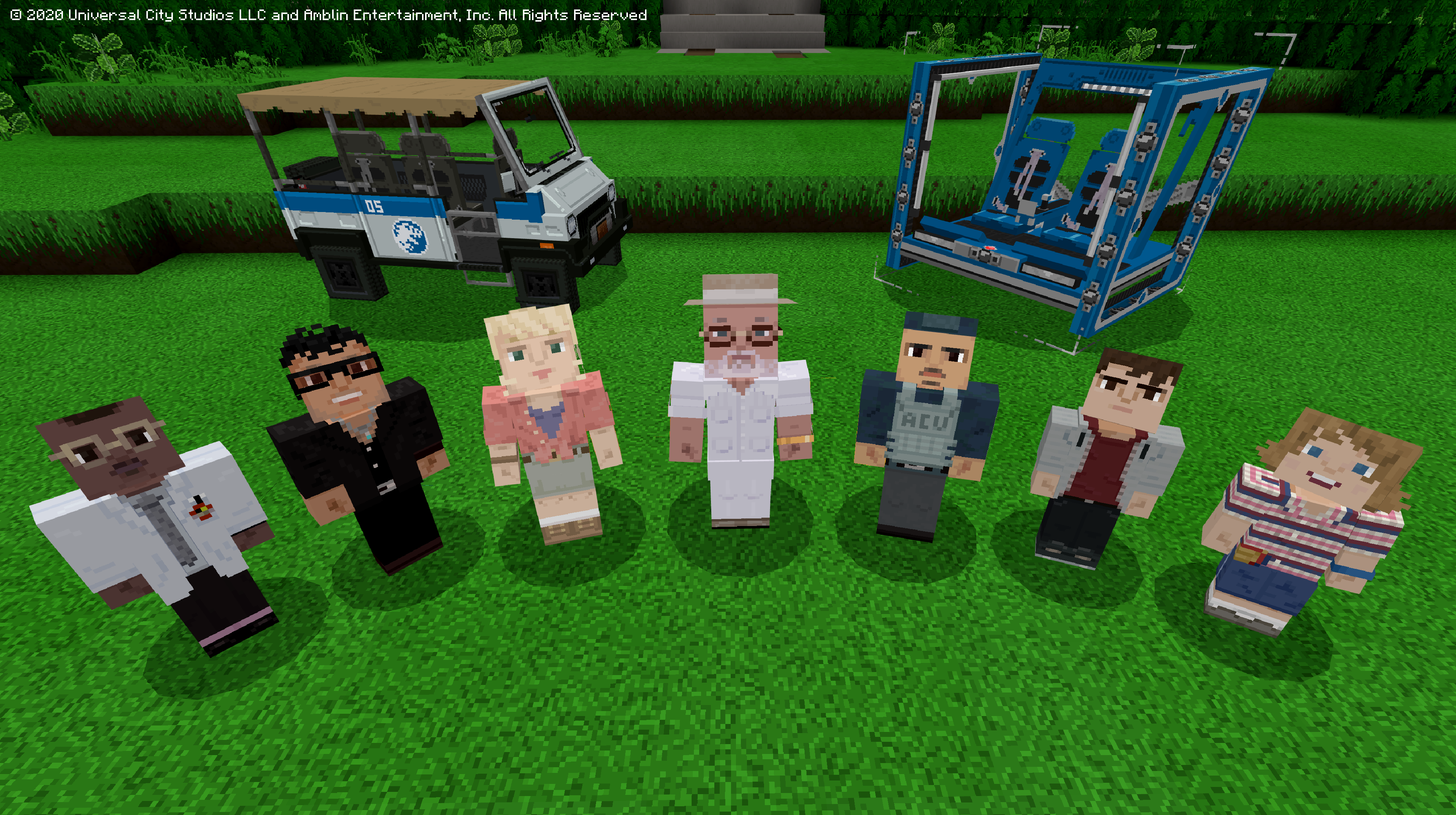 Claire Dearing, Dr. Wu, and the rest of the team at Jurassic World