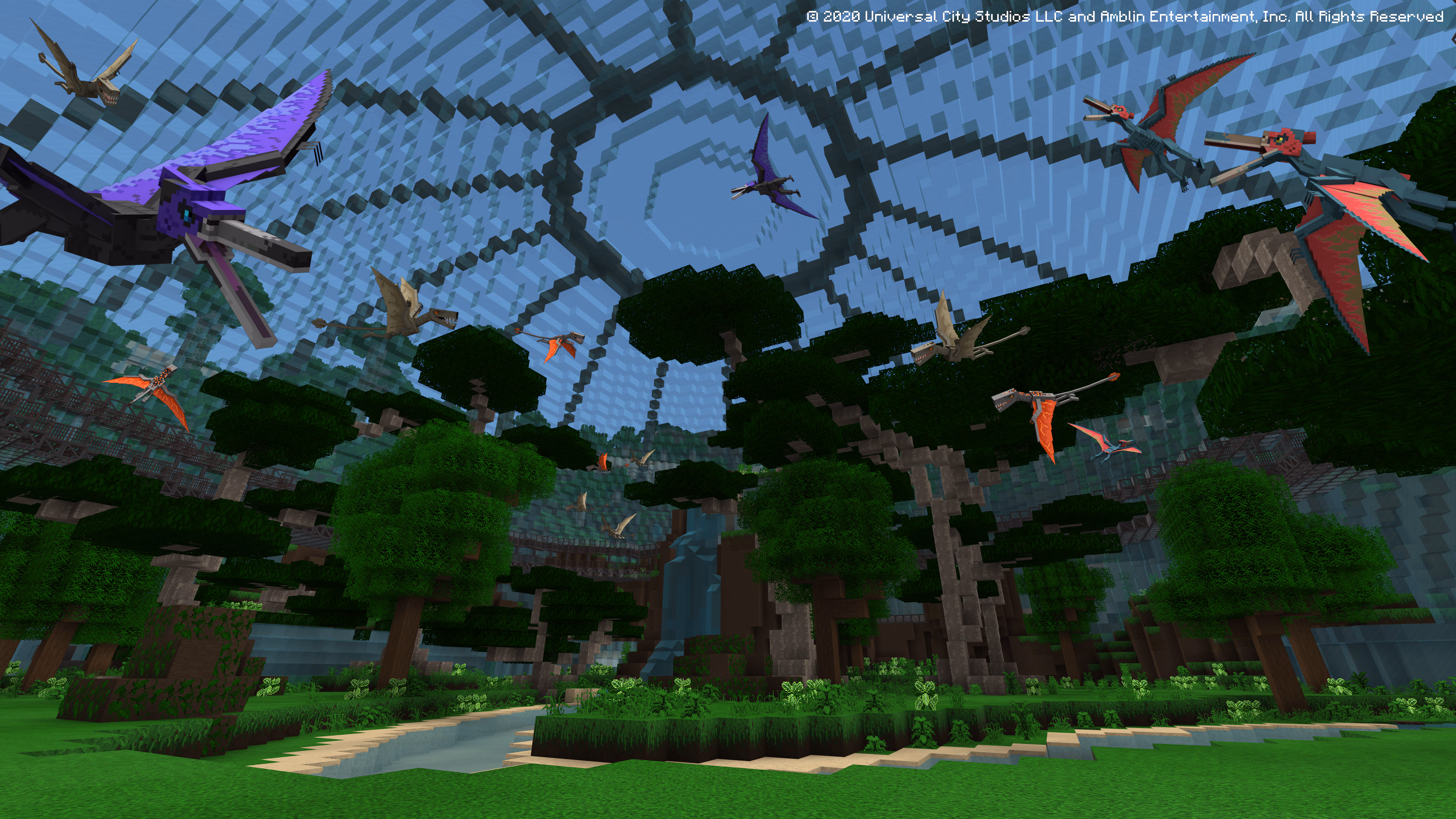 The aviary at Jurassic World