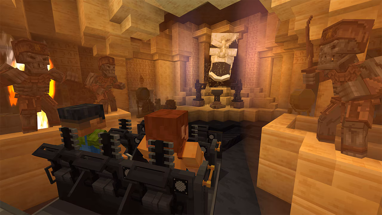 In the cursed tomb of Mummy Imhotep